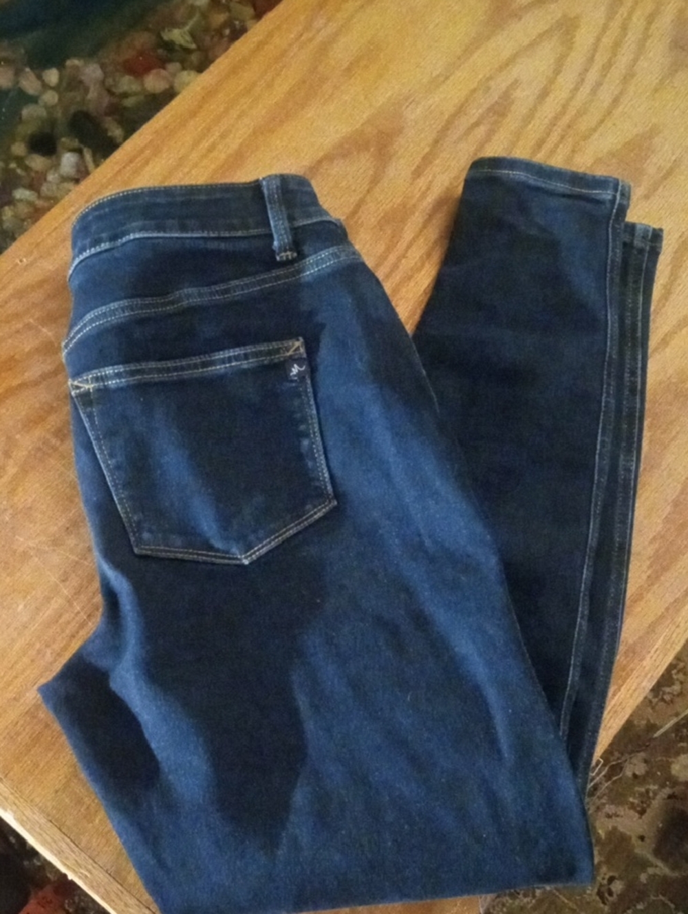 Maurices Dark Blue Skinny Jeans